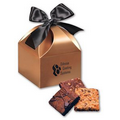 Fresh Baked Brownies in Copper Gift Box
